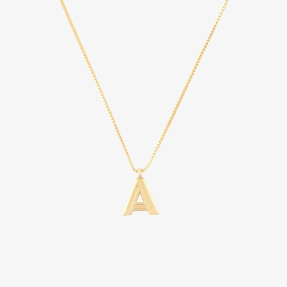 Initial Pendant Necklace